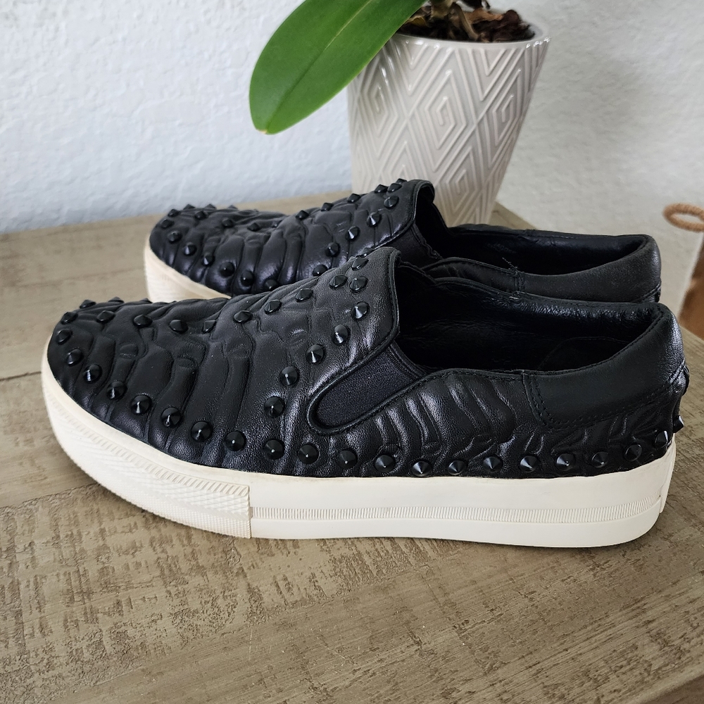 Ash studded leather flats 38